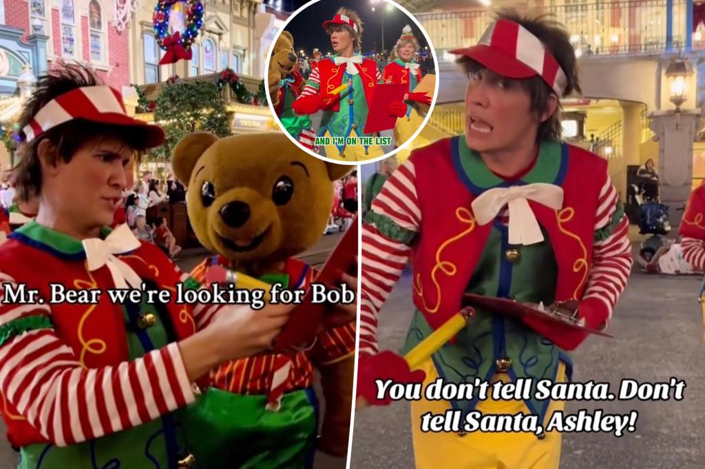 Disney's 'Tally the Elf' is taking the internet by storm with viral Christmas parade pranks: 'Bad!'
